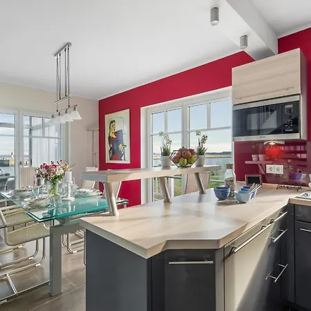 Land's End - Blick Auf Freie Ostsee, Sauna, Wintergarten, Elektro Grill * Olpenitz